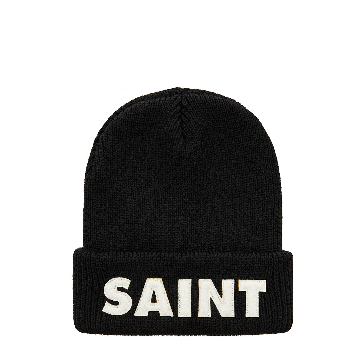 KNIT CAP/SAINT / BLK