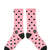 SOCKS/DOT / PNK/BLK