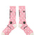SOCKS/DOT / PNK/WHT