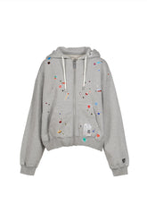 KIDS STICKER PARKA / GRY