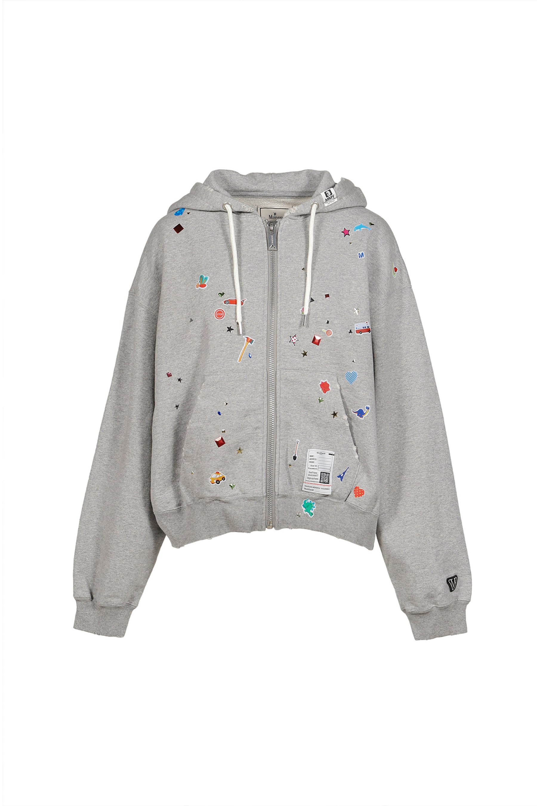 KIDS STICKER PARKA / GRY