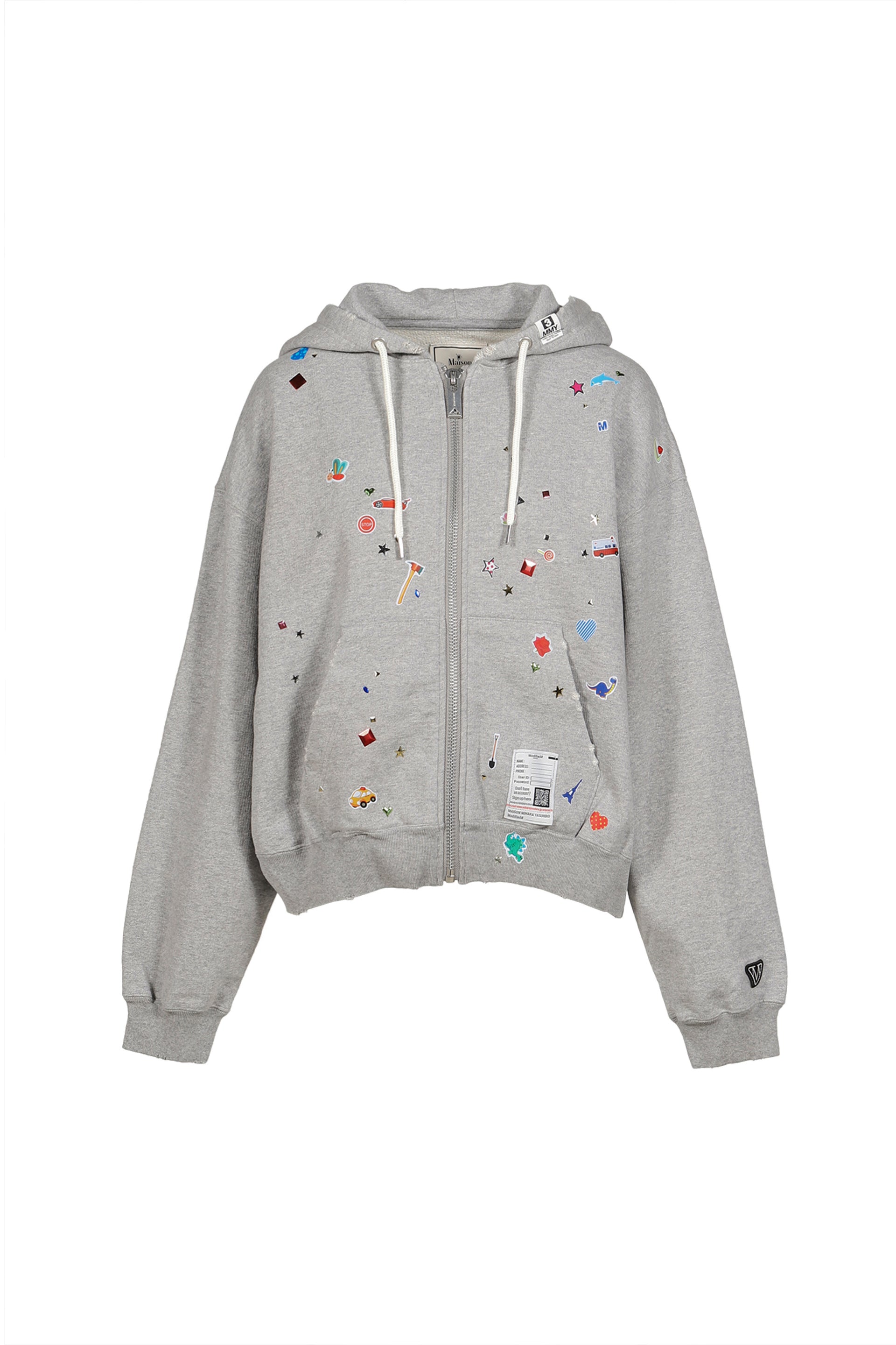 KIDS STICKER PARKA / GRY