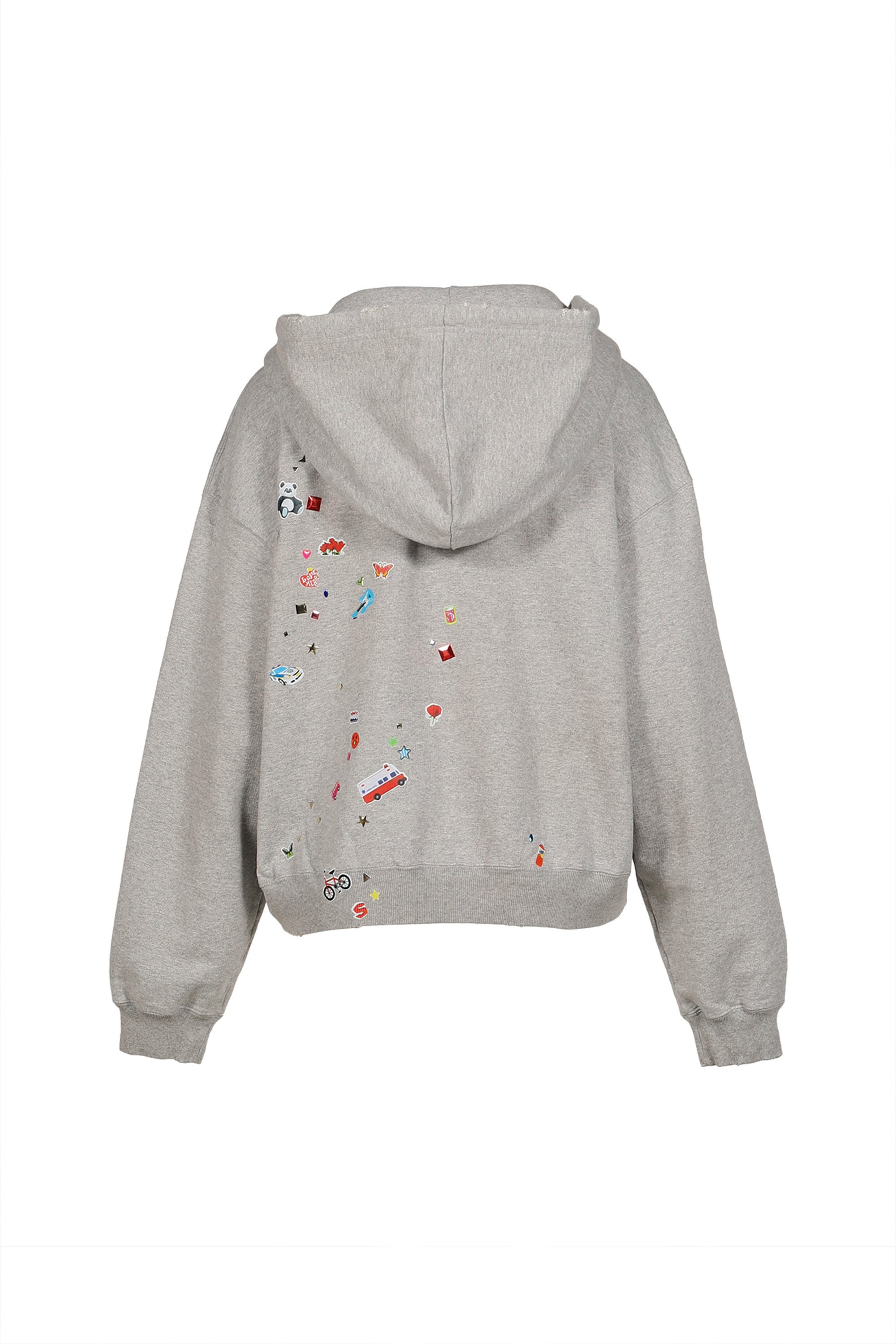 KIDS STICKER PARKA / GRY