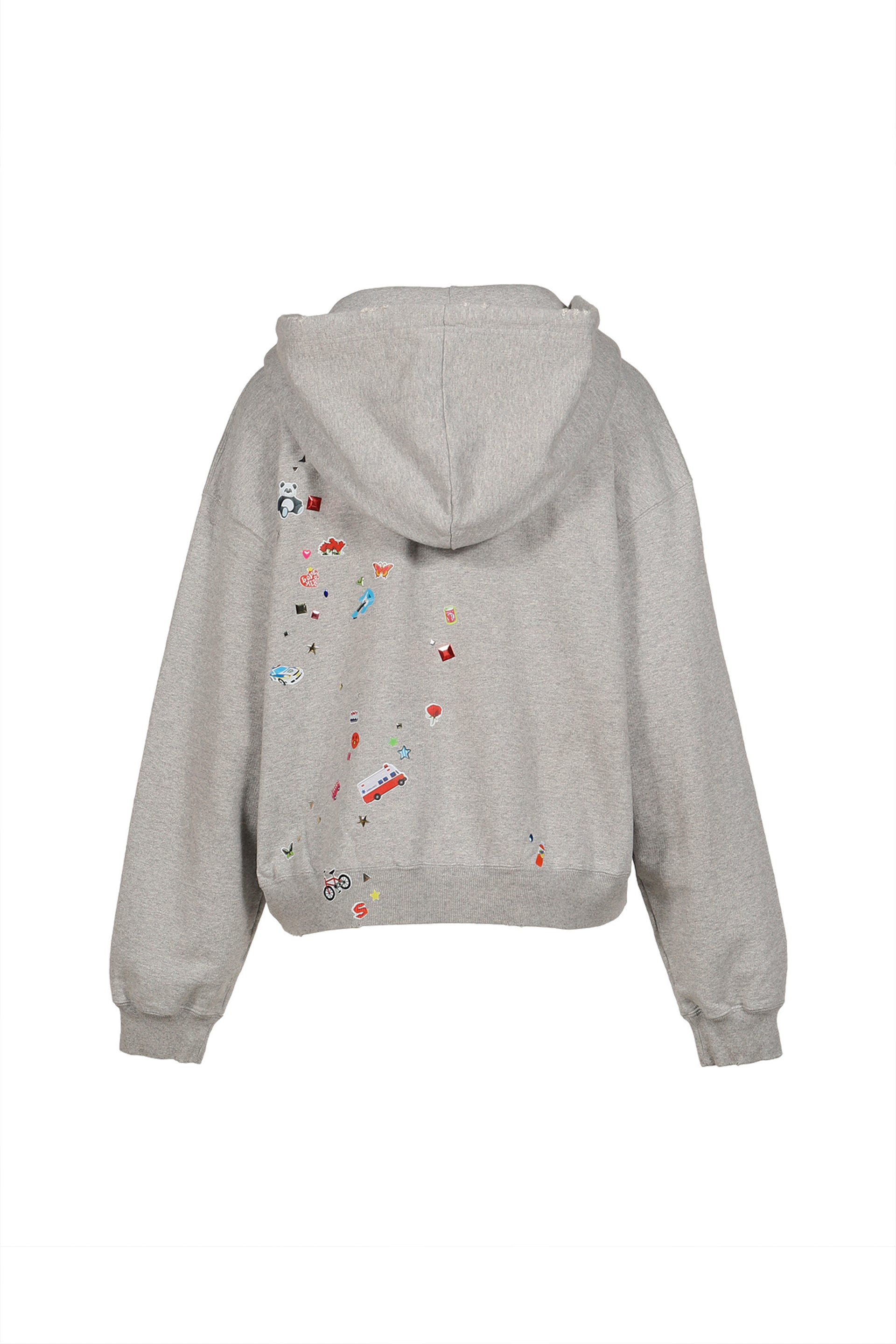 KIDS STICKER PARKA / GRY
