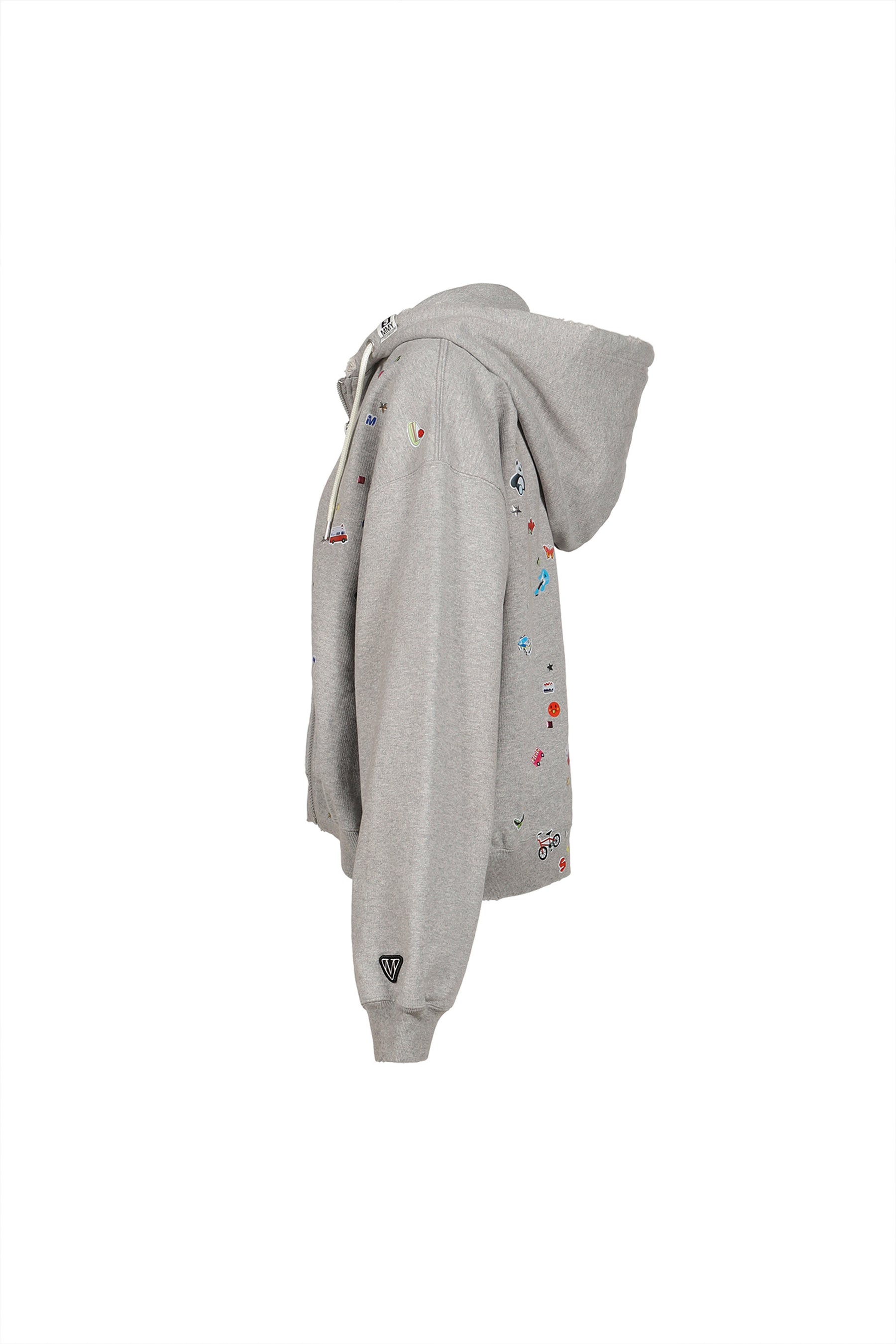 KIDS STICKER PARKA / GRY
