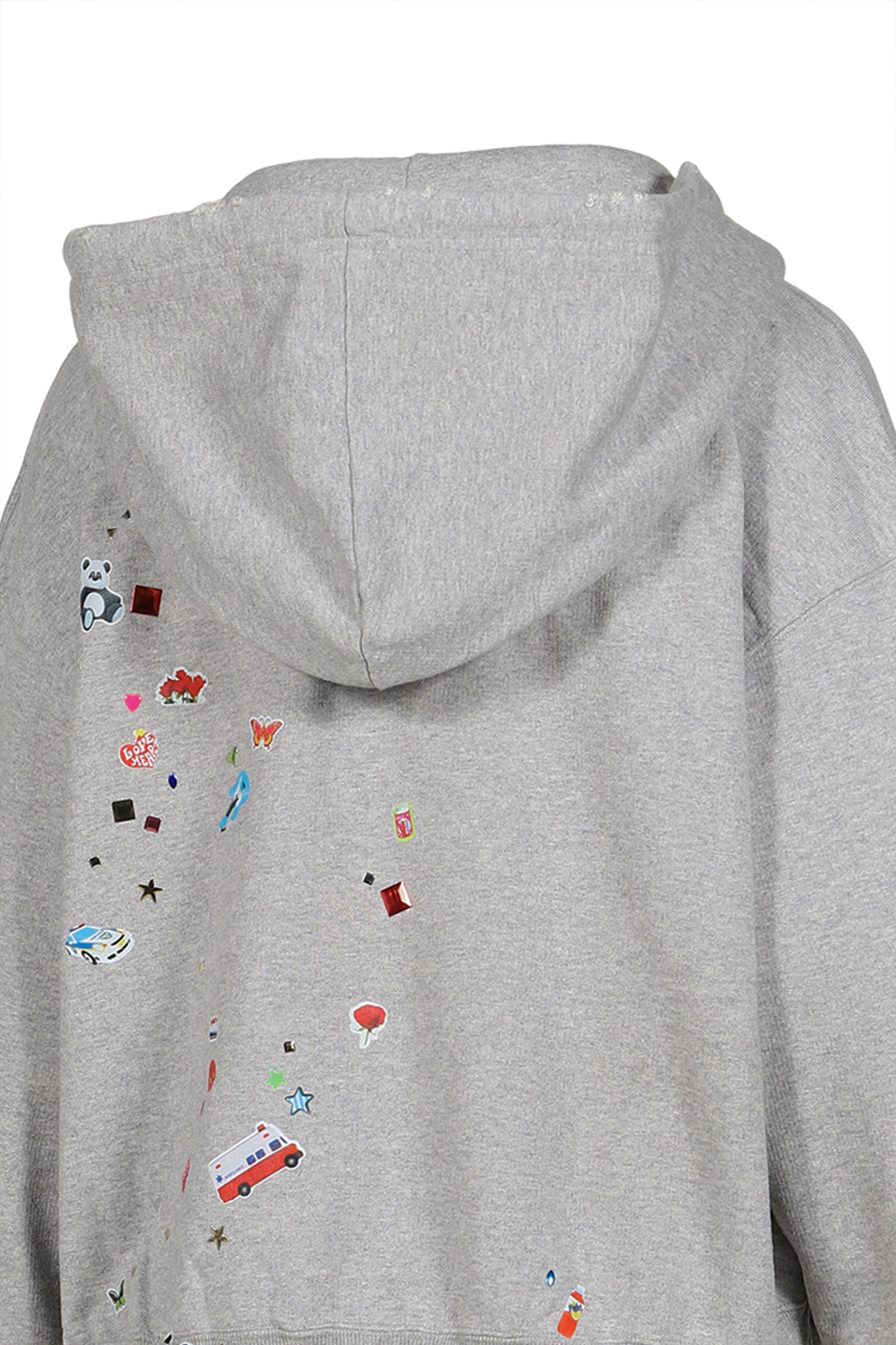 KIDS STICKER PARKA / GRY