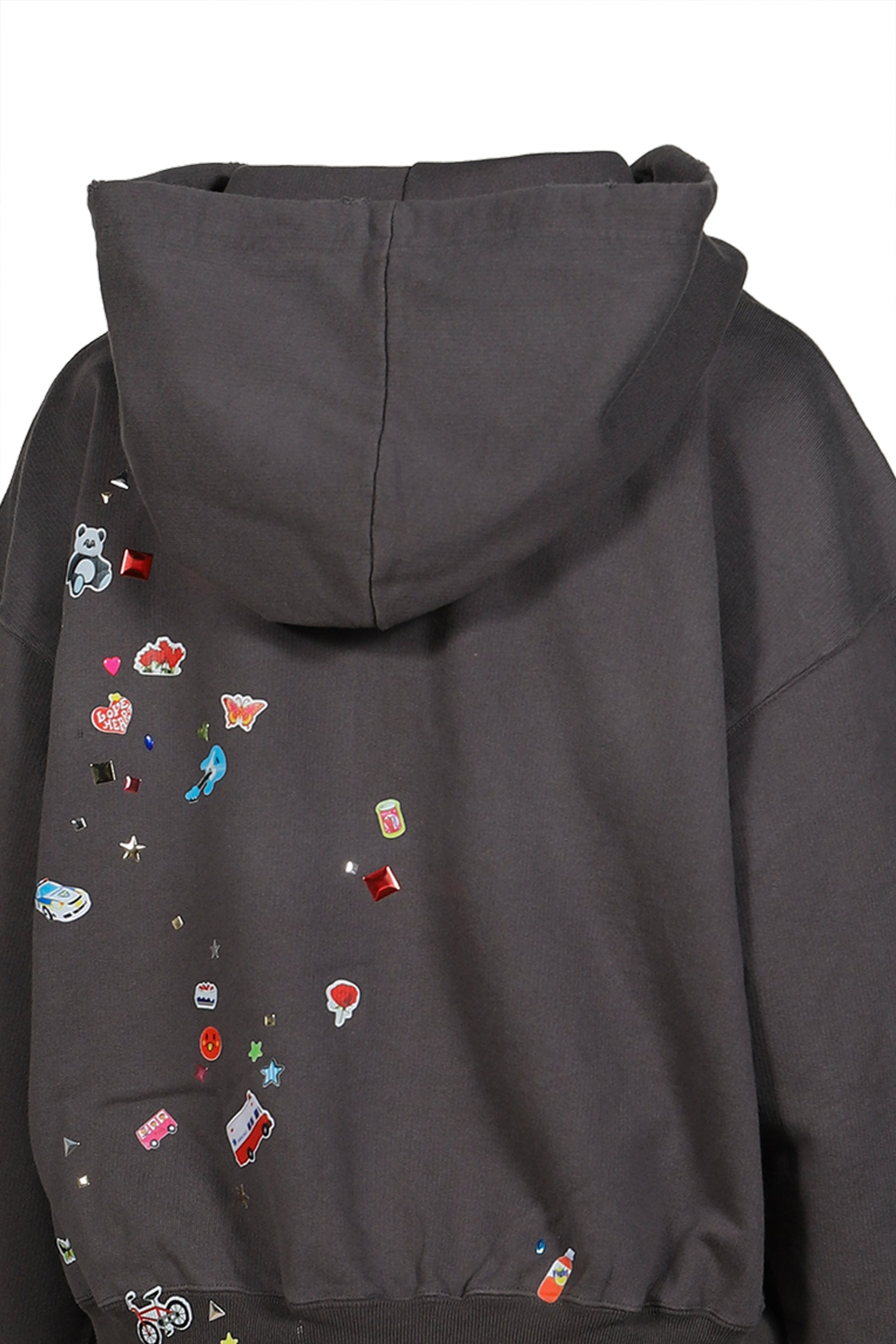 KIDS STICKER PARKA / BLK