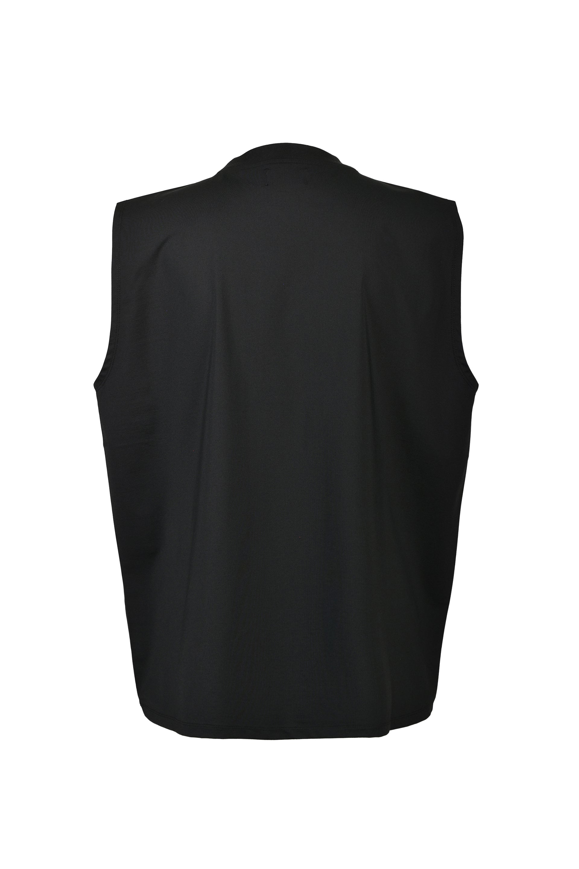 NEW RICH SILKY NO SLEEVE / BLK