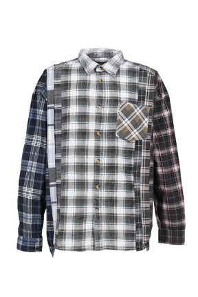 FLANNEL SHIRT -> 7 CUTS WIDE SHIRT / ASSORTED