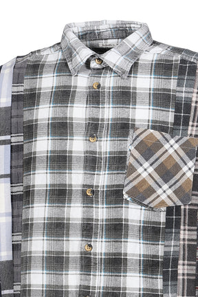 FLANNEL SHIRT -> 7 CUTS WIDE SHIRT / ASSORTED
