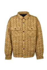 TWEED SHIRT JACKET / YEL