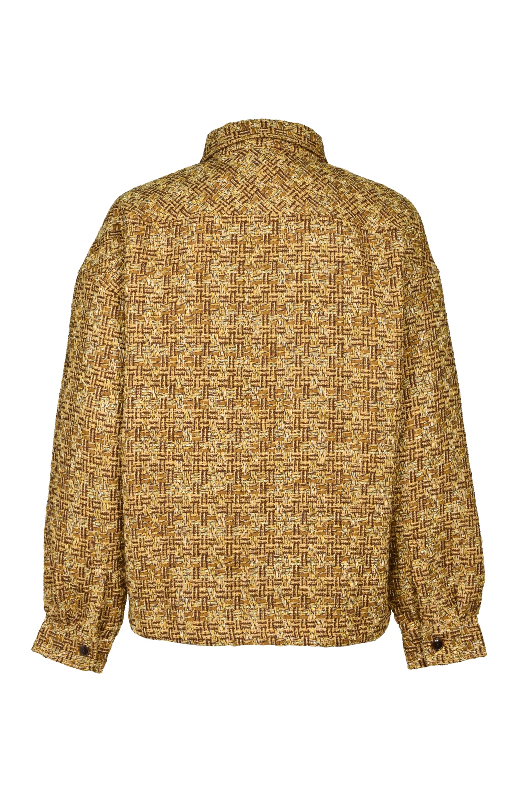 TWEED SHIRT JACKET / YEL