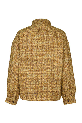 TWEED SHIRT JACKET / YEL