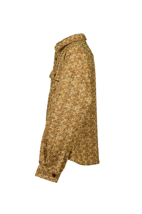 TWEED SHIRT JACKET / YEL