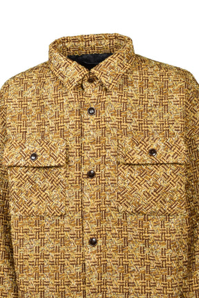 TWEED SHIRT JACKET / YEL