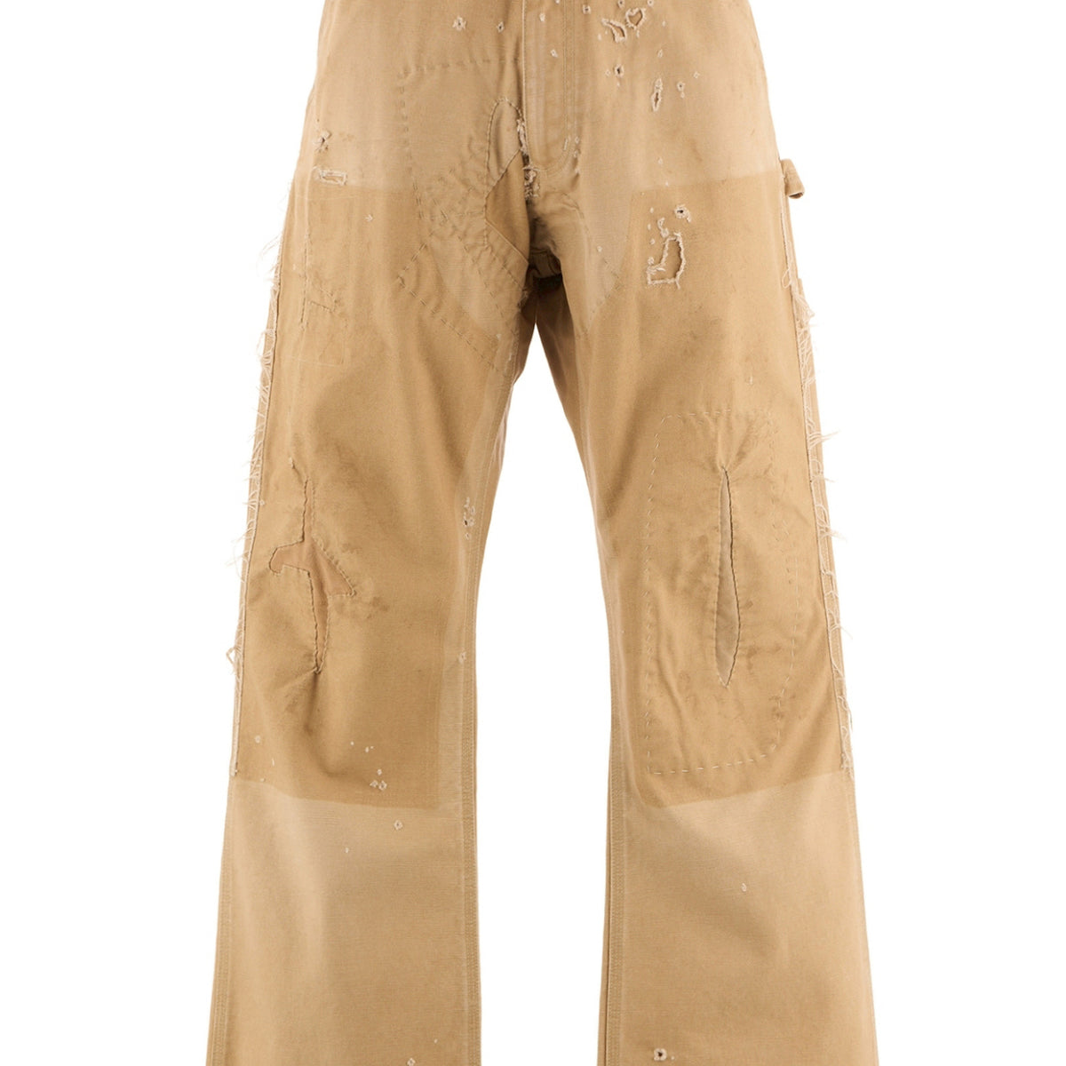 SAINT Mxxxxxx Saint Michael FW25 DOUBLE KNEE PANTS / BEI - NUBIAN