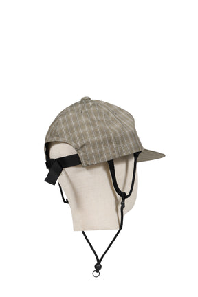 TECH 6PANEL CAP SUMMER PLAID / SAGE GRY