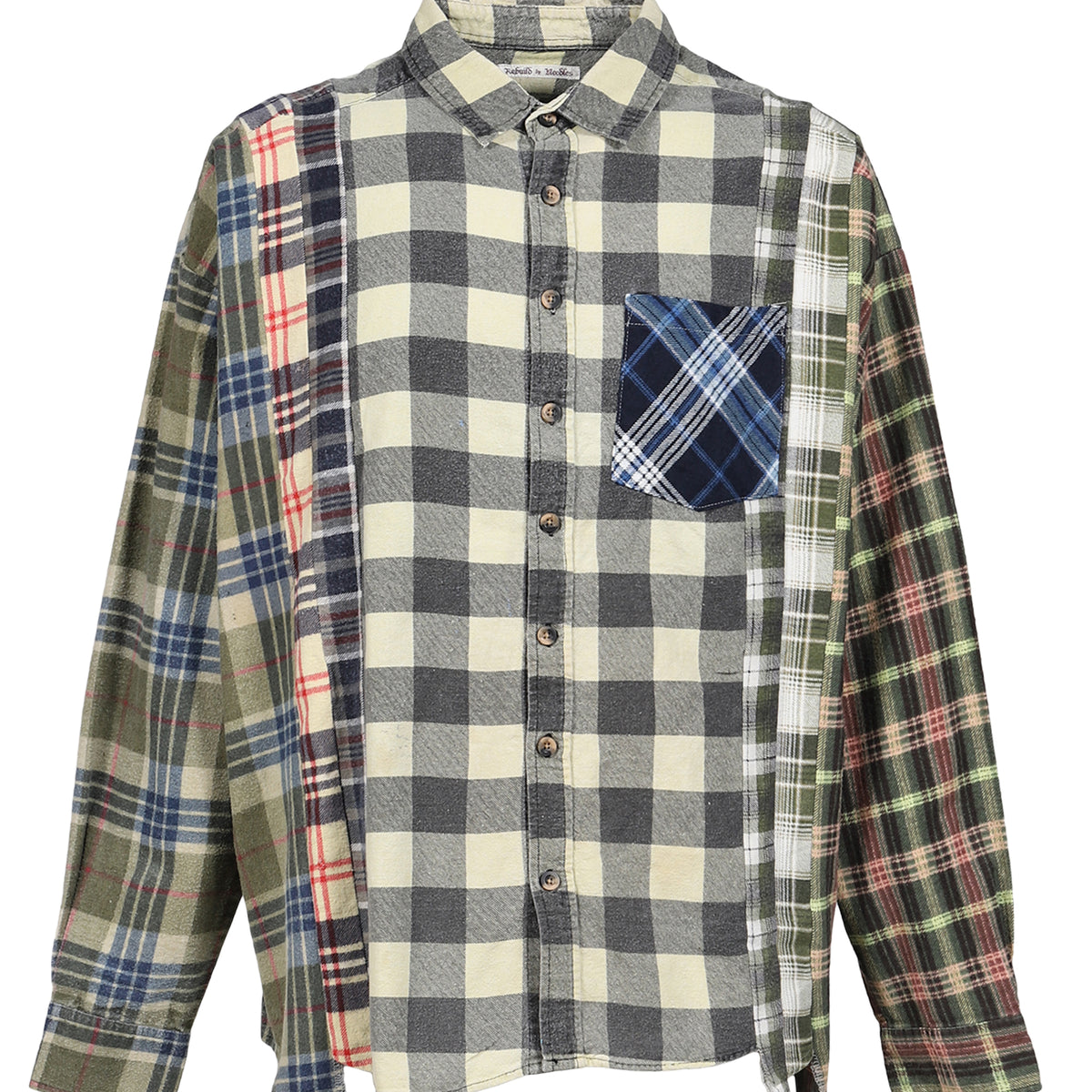 needles 22AW フランネルチェックシャツ Needles ニードルス SS26 FLANNEL SHIRT -> 7 CUTS WIDE SHIRT