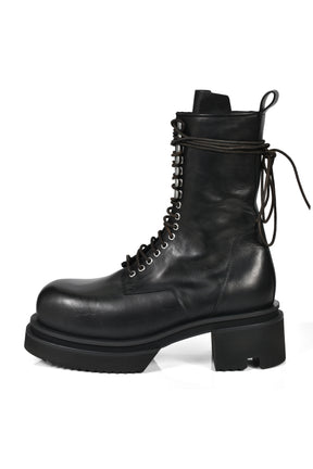 LACE UP BOGUN / BLK