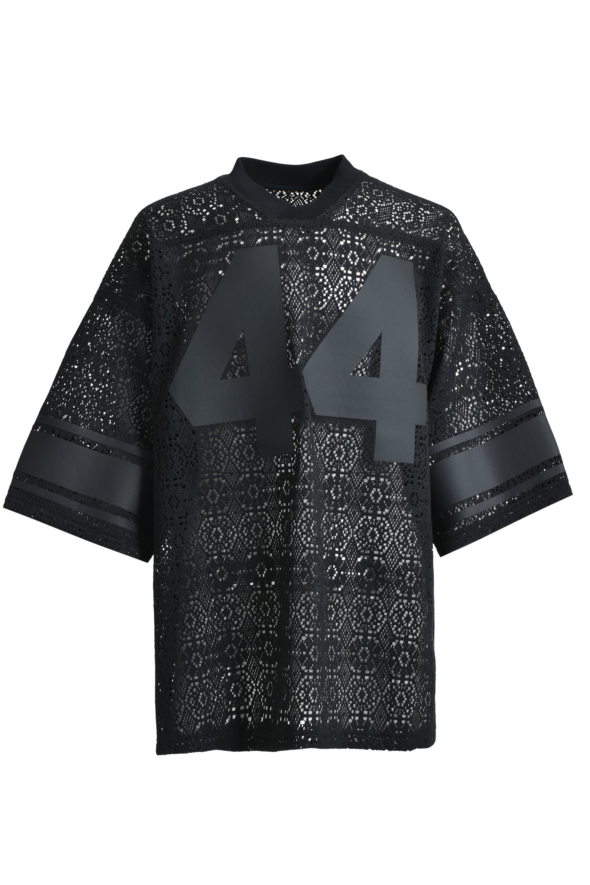 BREATH CROCHET SS GAME SHIRT / BLK