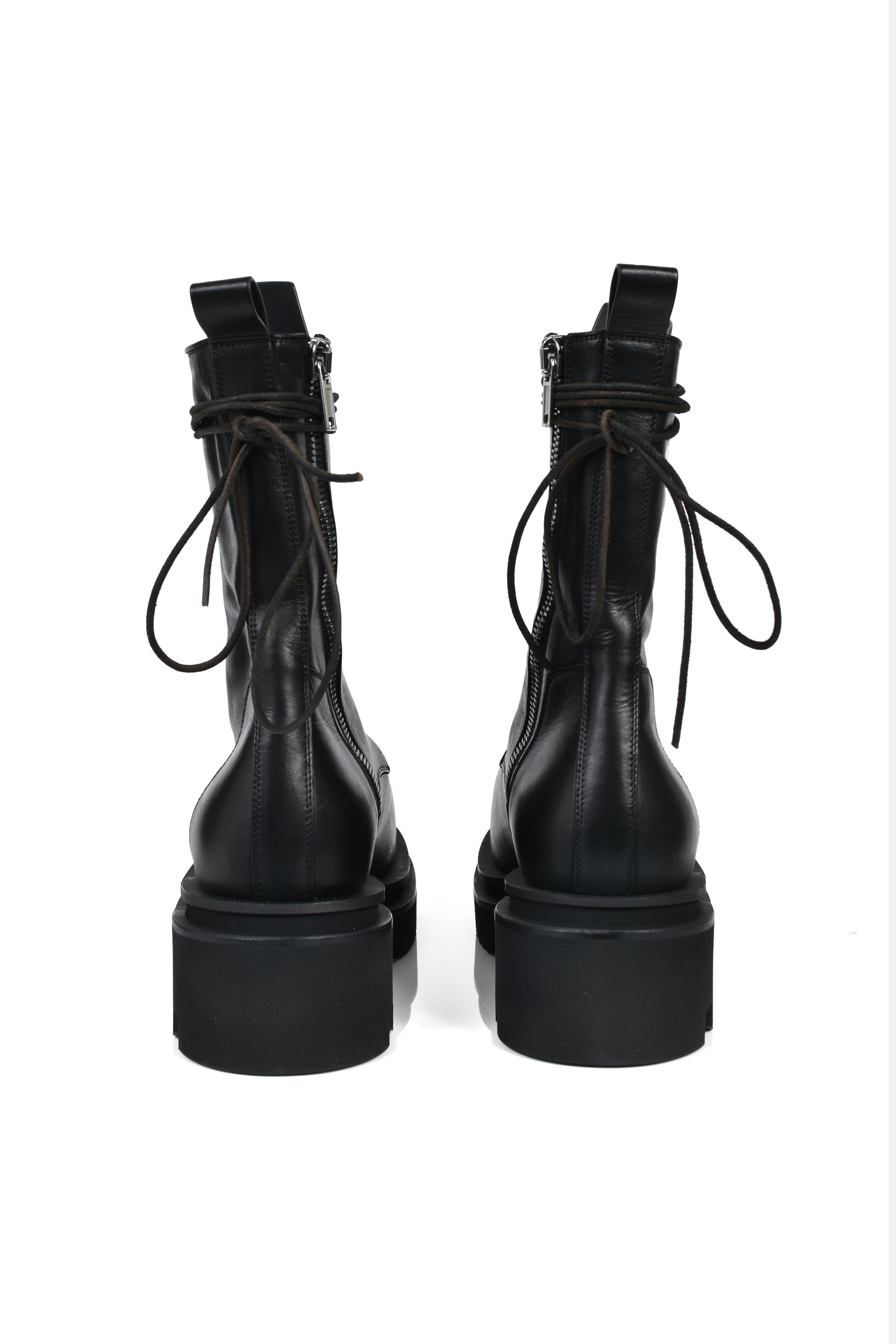 LACE UP BOGUN / BLK
