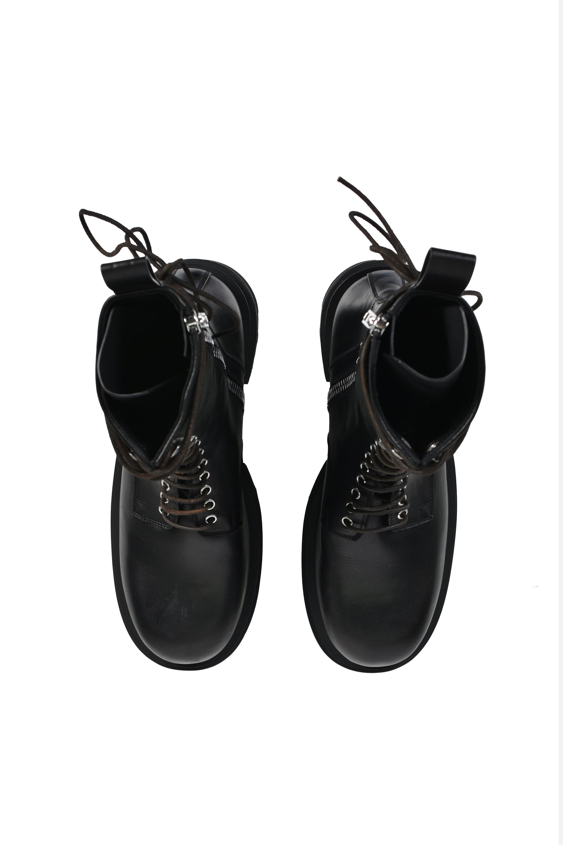 LACE UP BOGUN / BLK