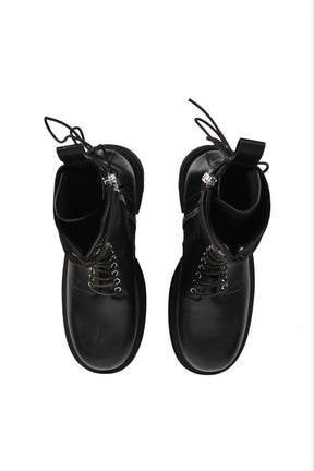 LACE UP BOGUN / BLK