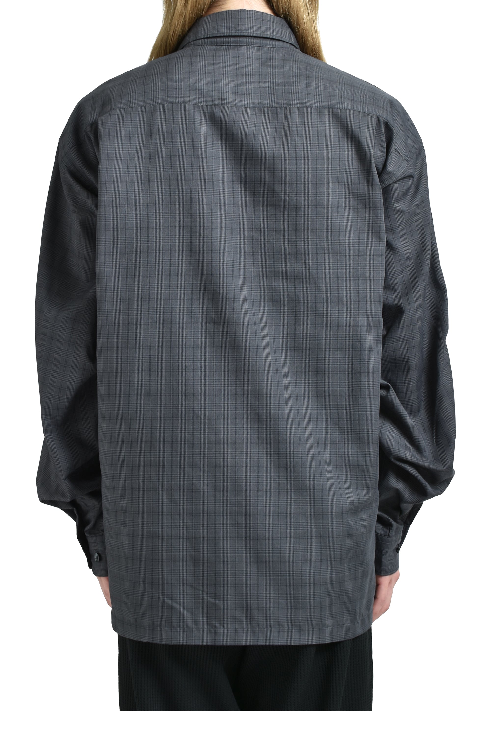 TECH SPORTS OPEN COLLAR SHIRT L/S NOVA CHECK / CHA 