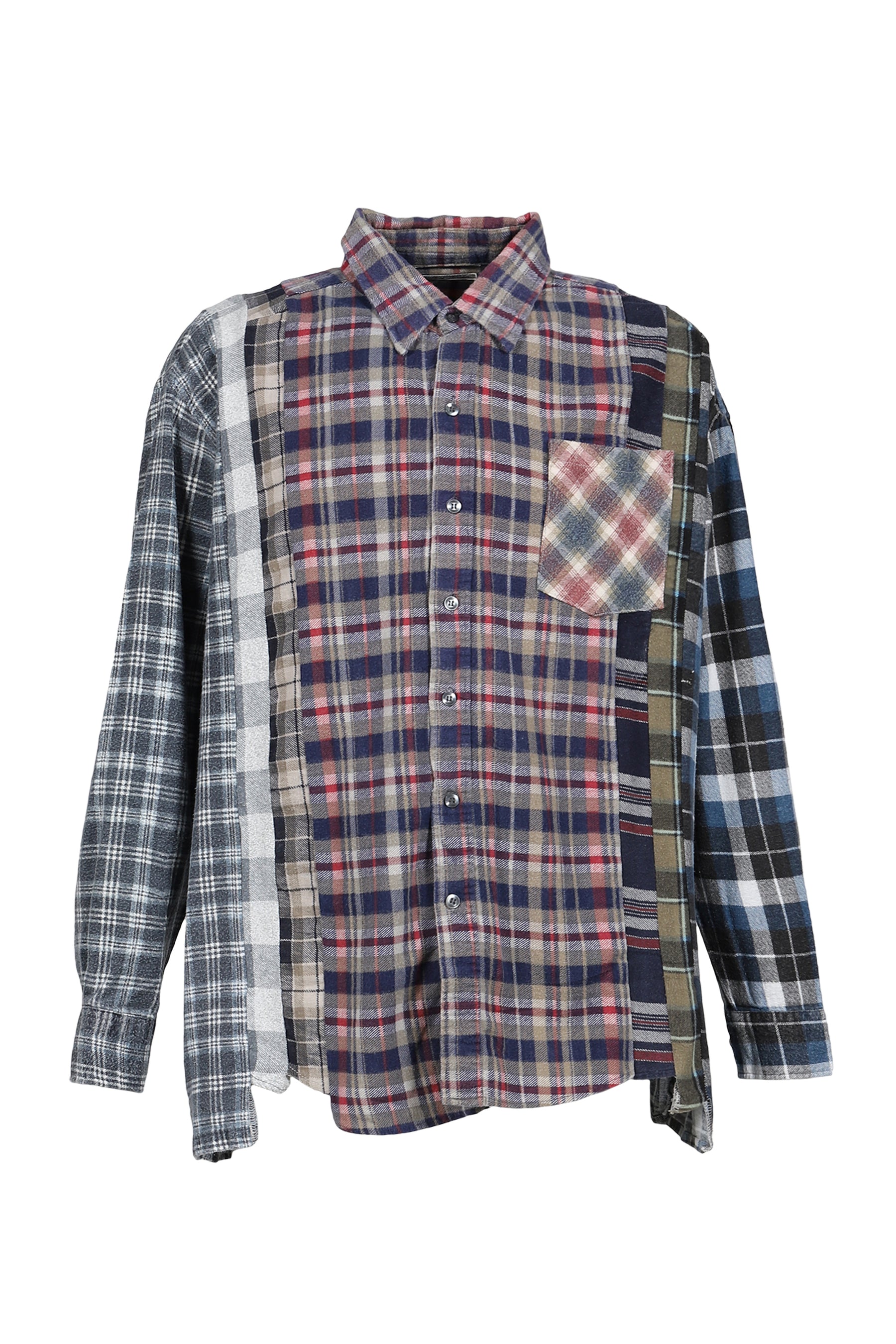 FLANNEL SHIRT -> 7 CUTS WIDE SHIRT / ASSORTED