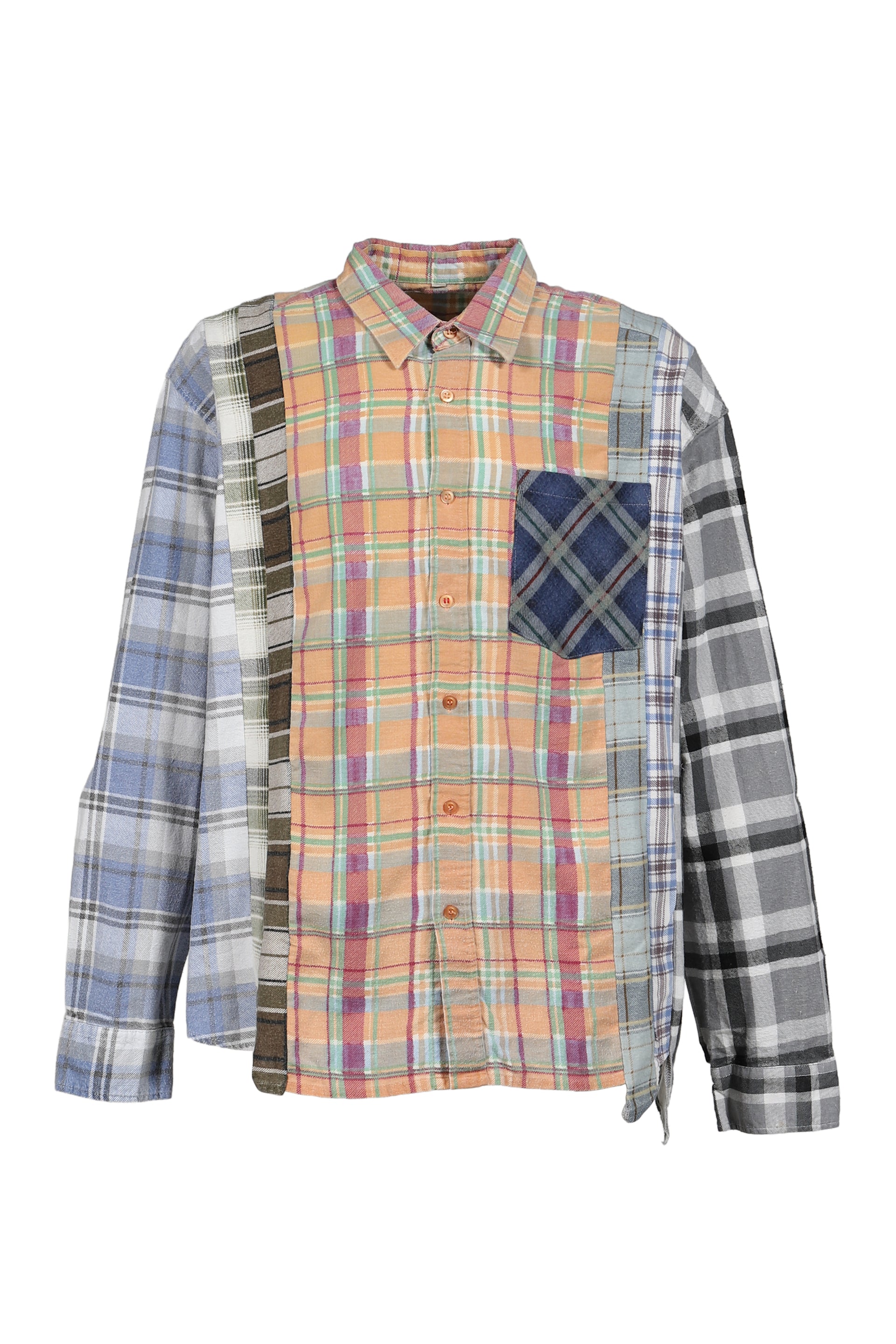 FLANNEL SHIRT -> 7 CUTS WIDE SHIRT / ASSORTED