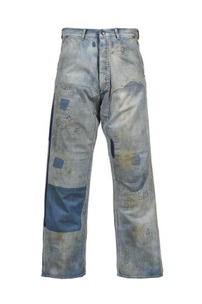 PAINTER PANTS/DAMAGE / BLU