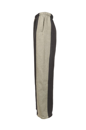 PANELLED LOUNGE PANT / IRON GRY/ SEAL HEATHER