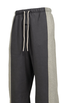 PANELLED LOUNGE PANT / IRON GRY/ SEAL HEATHER