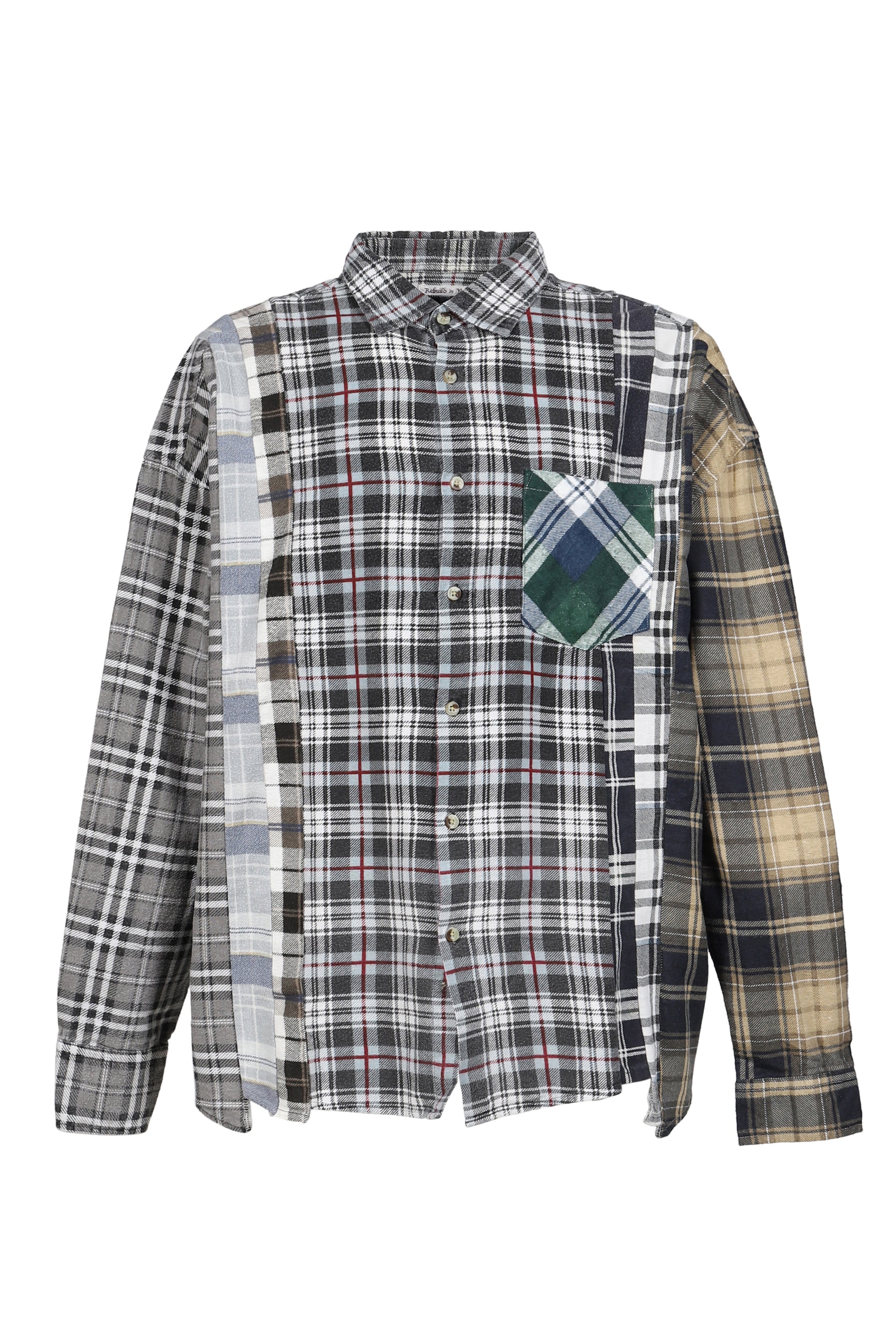 FLANNEL SHIRT -> 7 CUTS WIDE SHIRT / ASSORTED