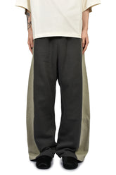 PANELLED LOUNGE PANT / IRON GRY/ SEAL HEATHER