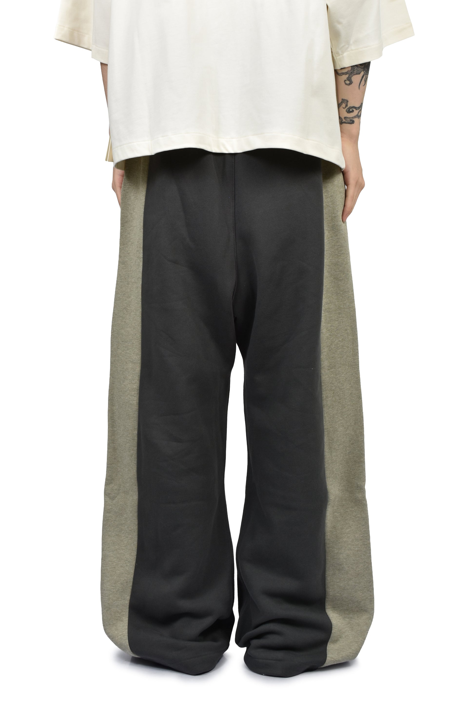 PANELLED LOUNGE PANT / IRON GRY/ SEAL HEATHER