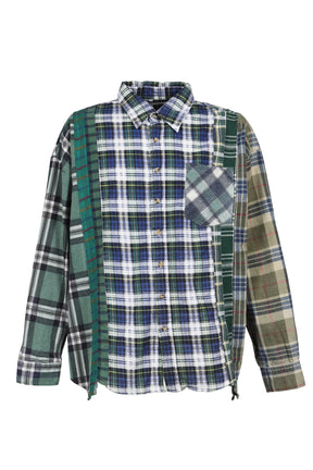 FLANNEL SHIRT -> 7 CUTS WIDE SHIRT / ASSORTED