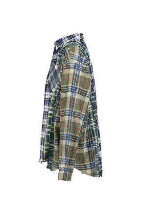 FLANNEL SHIRT -> 7 CUTS WIDE SHIRT / ASSORTED