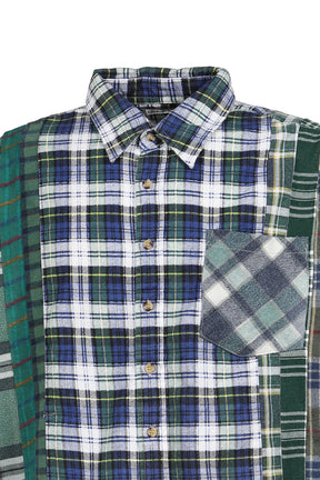 FLANNEL SHIRT -> 7 CUTS WIDE SHIRT / ASSORTED