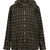 FUR-TRIMMED HOODED CHECK SHIRT / BRW