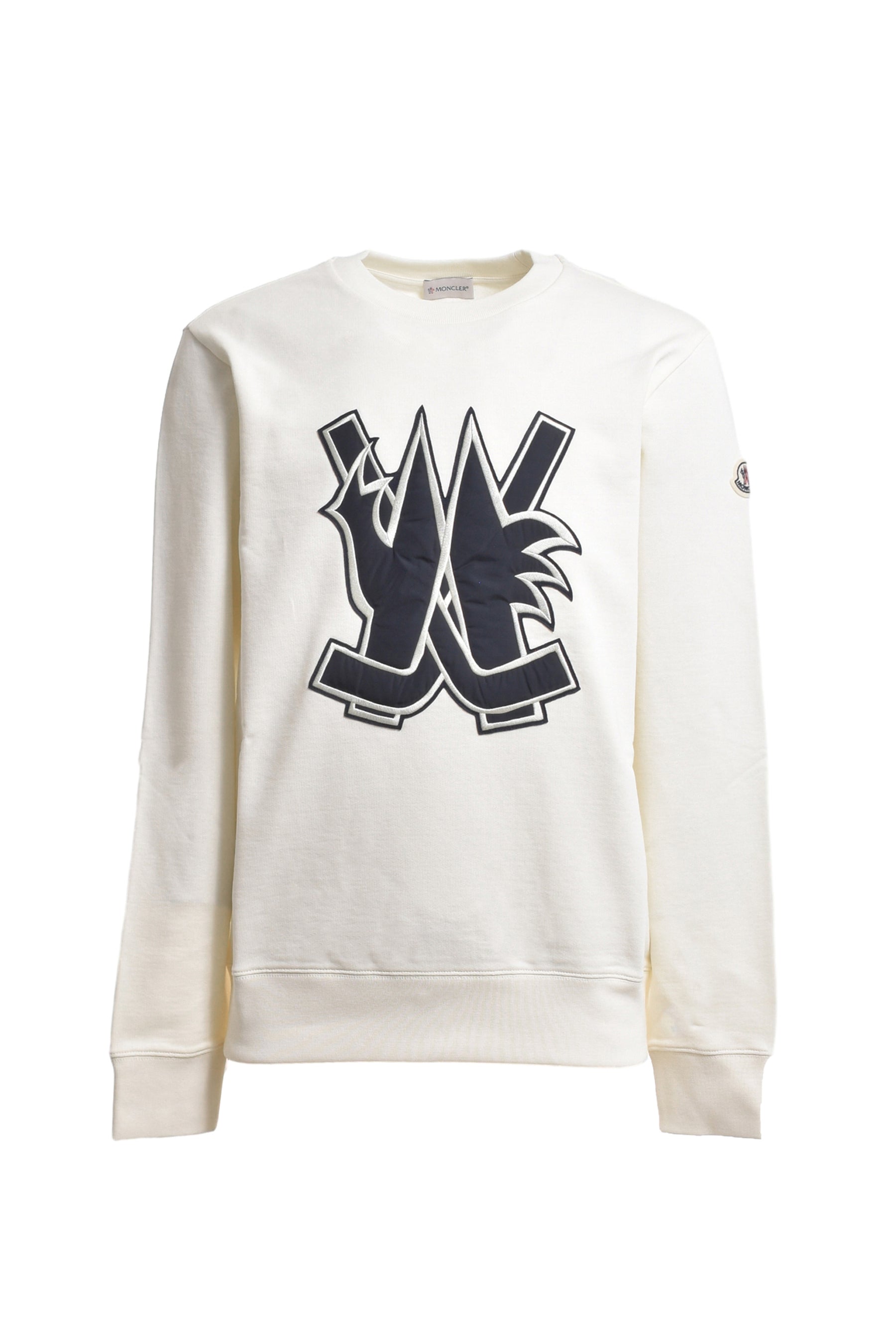 MONCLER モンクレール FW23 SWEATSHIRT / WHT -NUBIAN