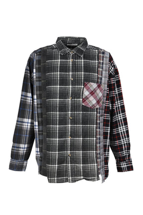 FLANNEL SHIRT -> 7 CUTS WIDE SHIRT / ASSORTED