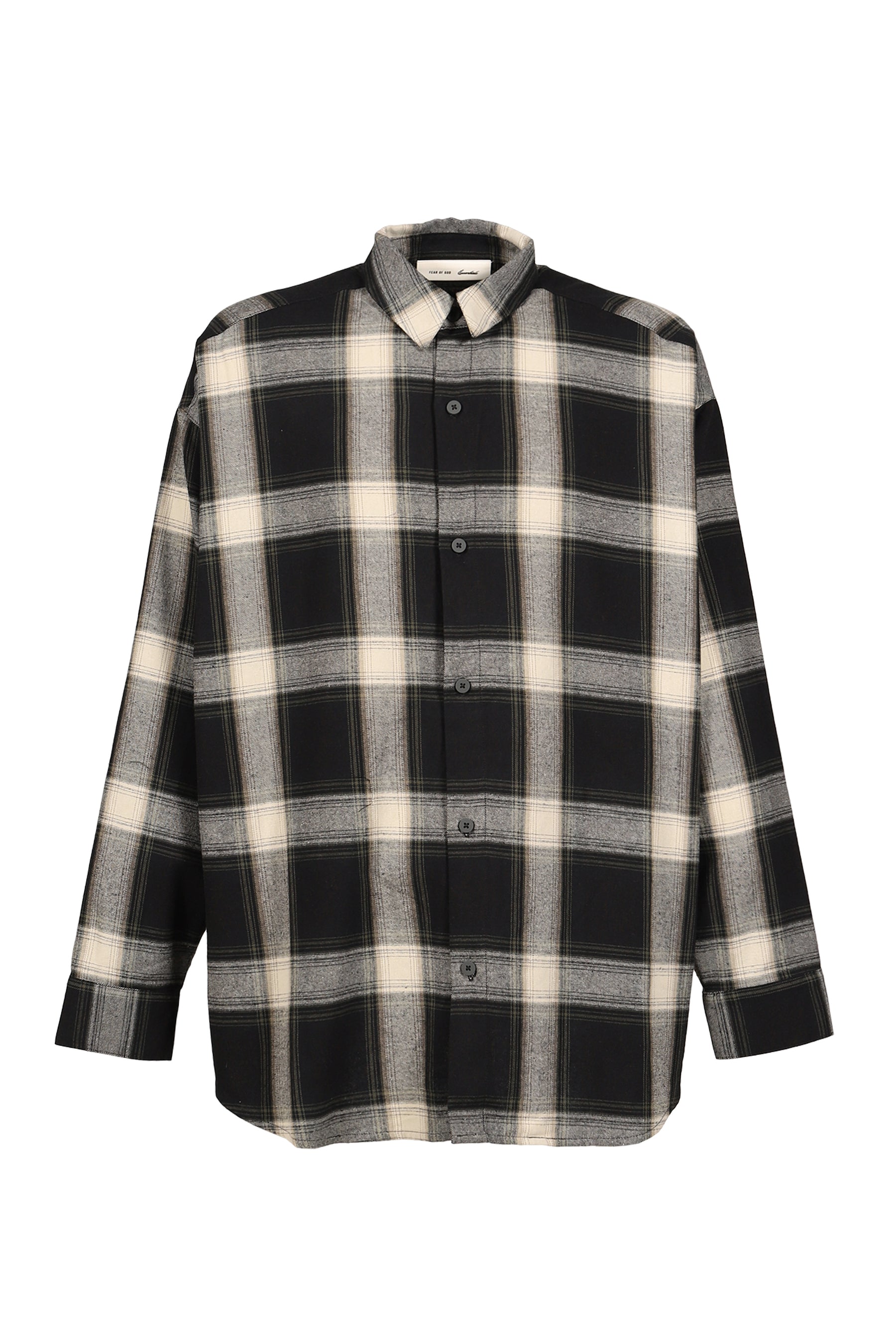 BUTTON UP SHIRT / IRON GRY PLAID