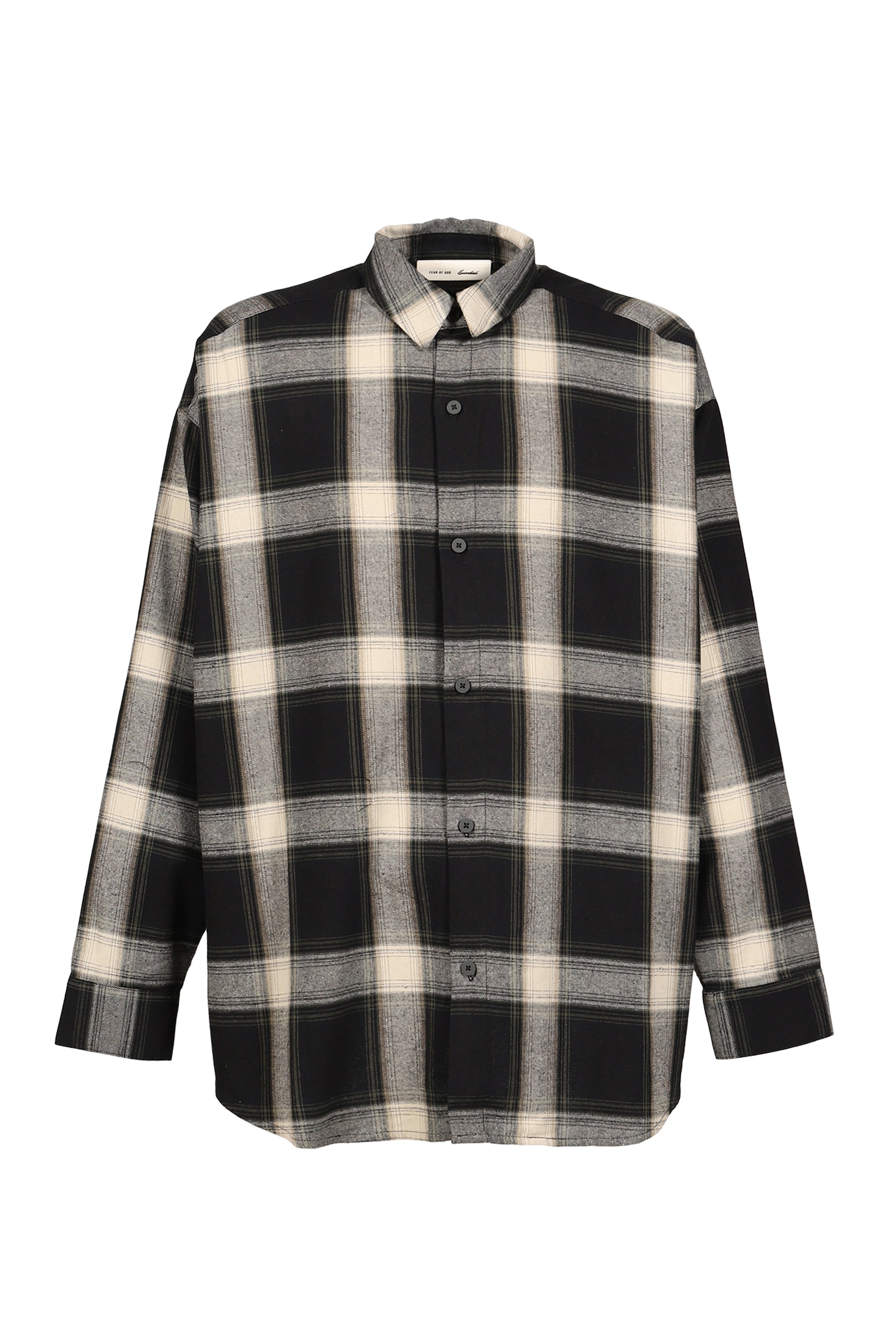BUTTON UP SHIRT / IRON GRY PLAID