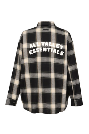BUTTON UP SHIRT / IRON GRY PLAID