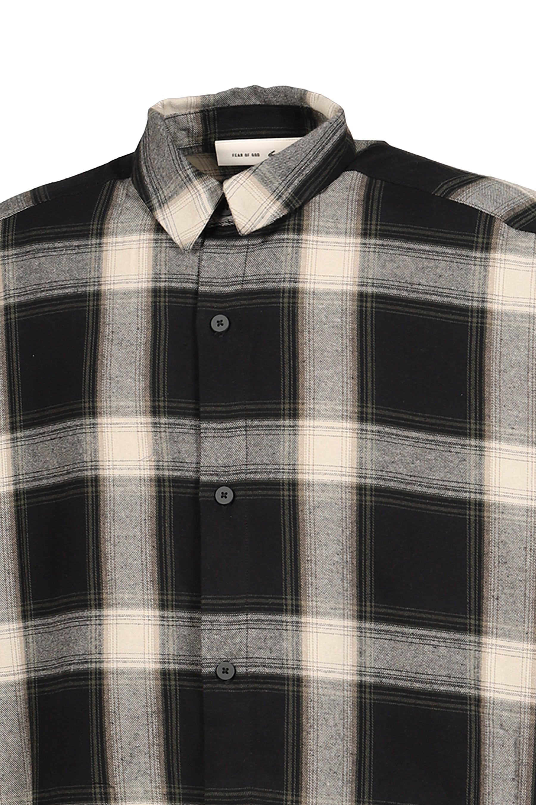 BUTTON UP SHIRT / IRON GRY PLAID