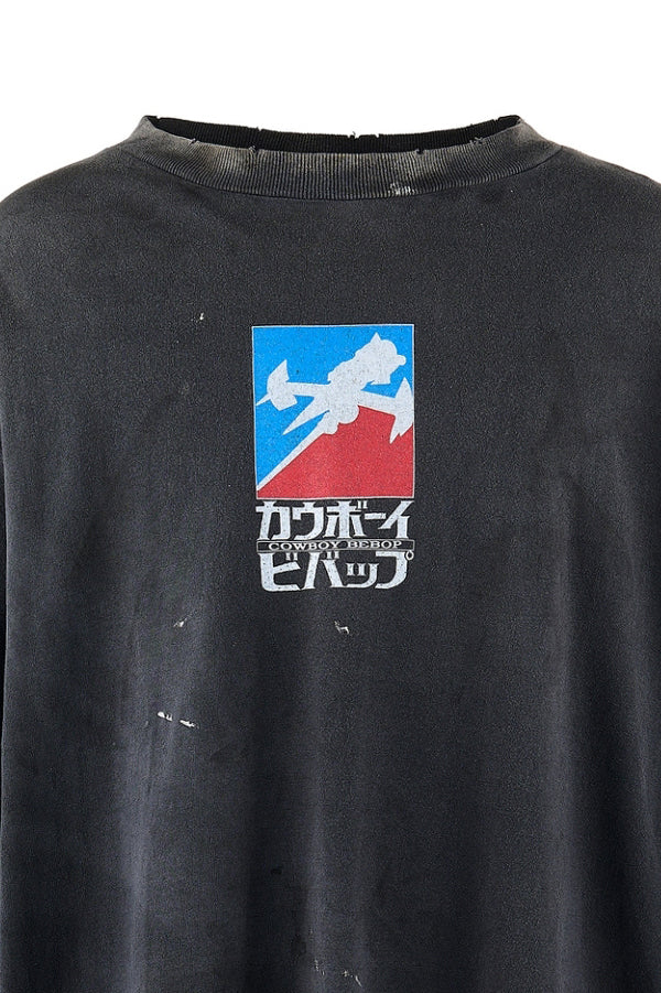 SAINT Mxxxxxx × カウボーイビバップ CB_LS TEE/EASY COME / BLK