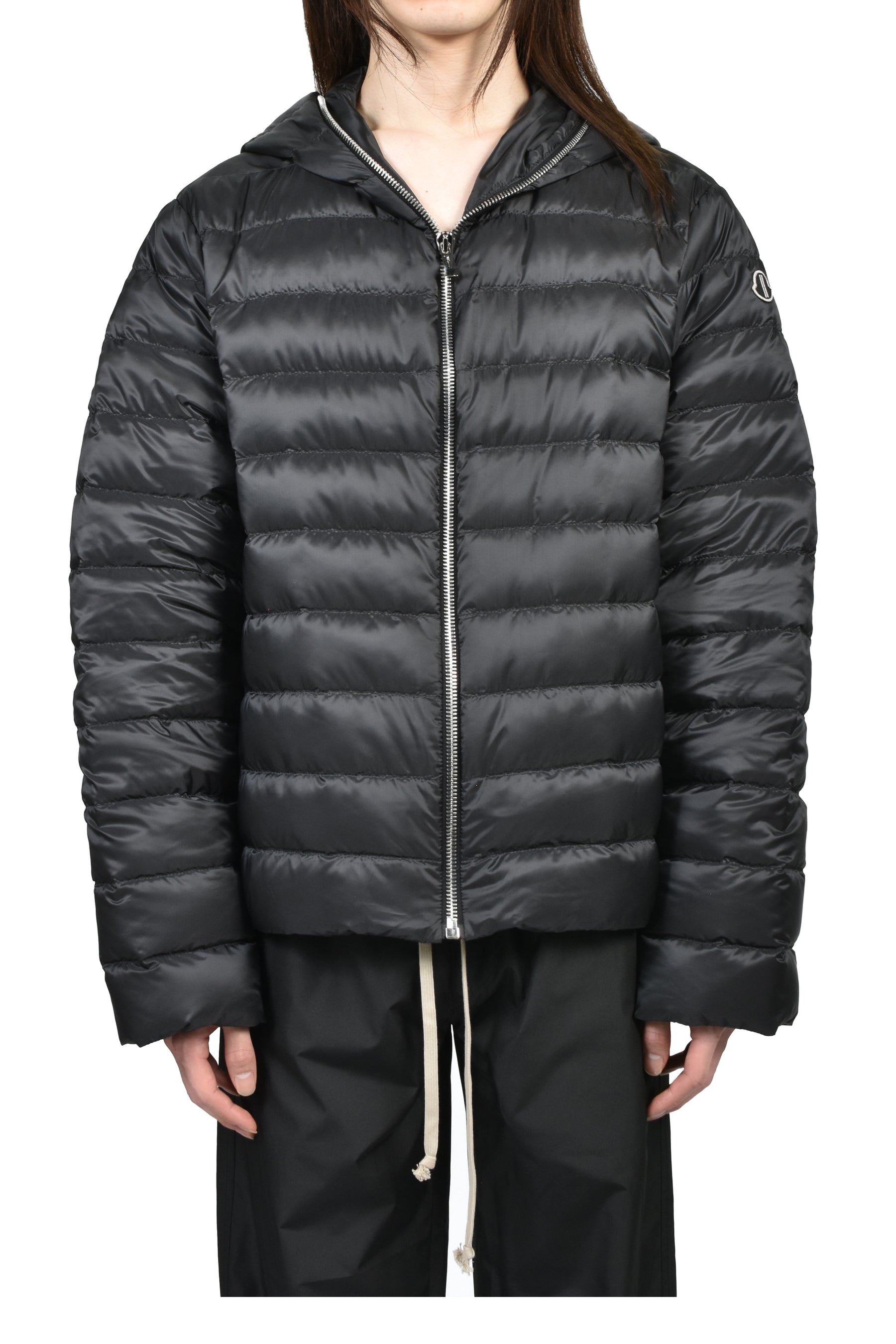 MONCLER + RICK OWENS ZIPLOCK JACKET / BLK