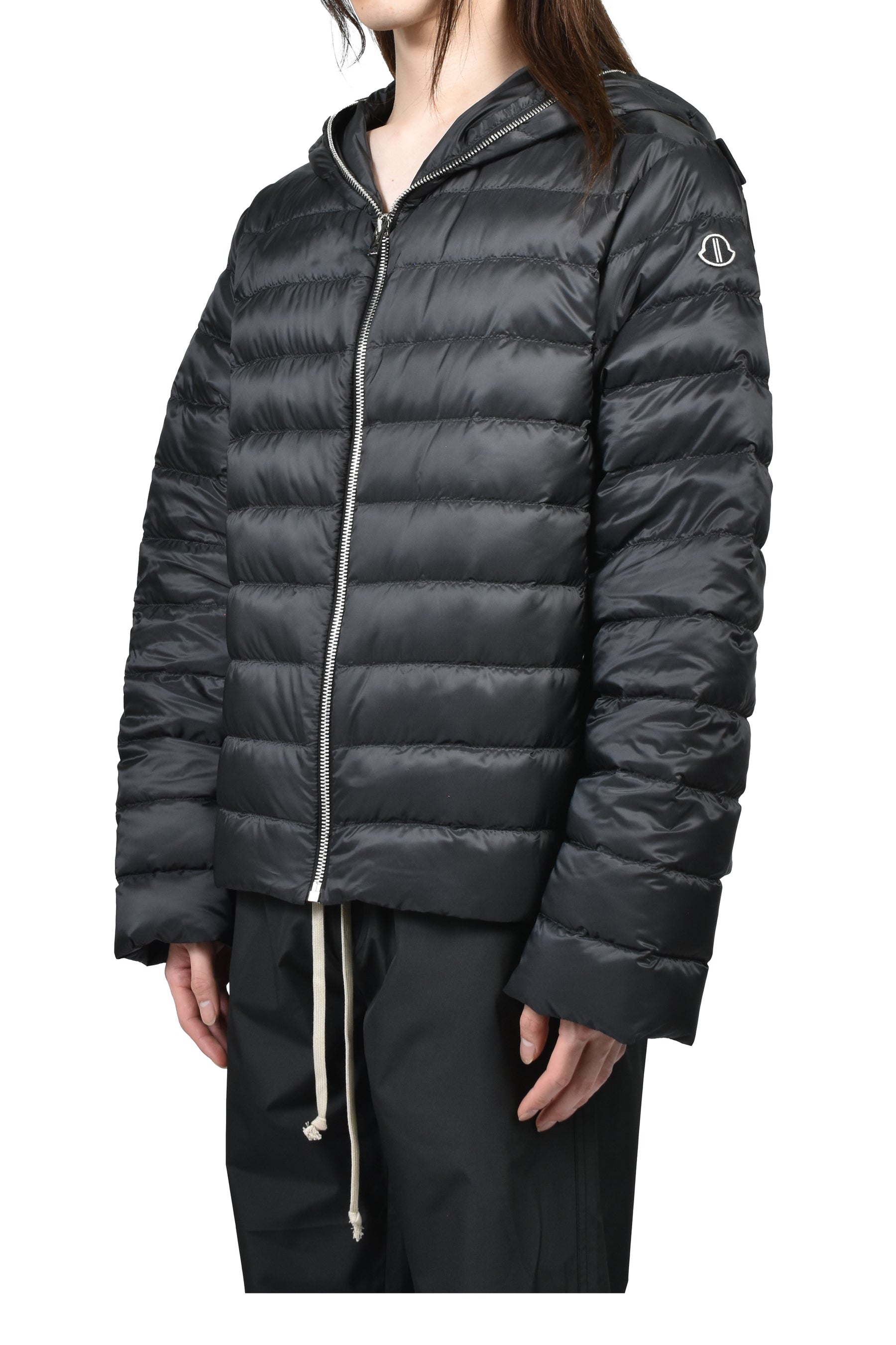 MONCLER + RICK OWENS ZIPLOCK JACKET / BLK