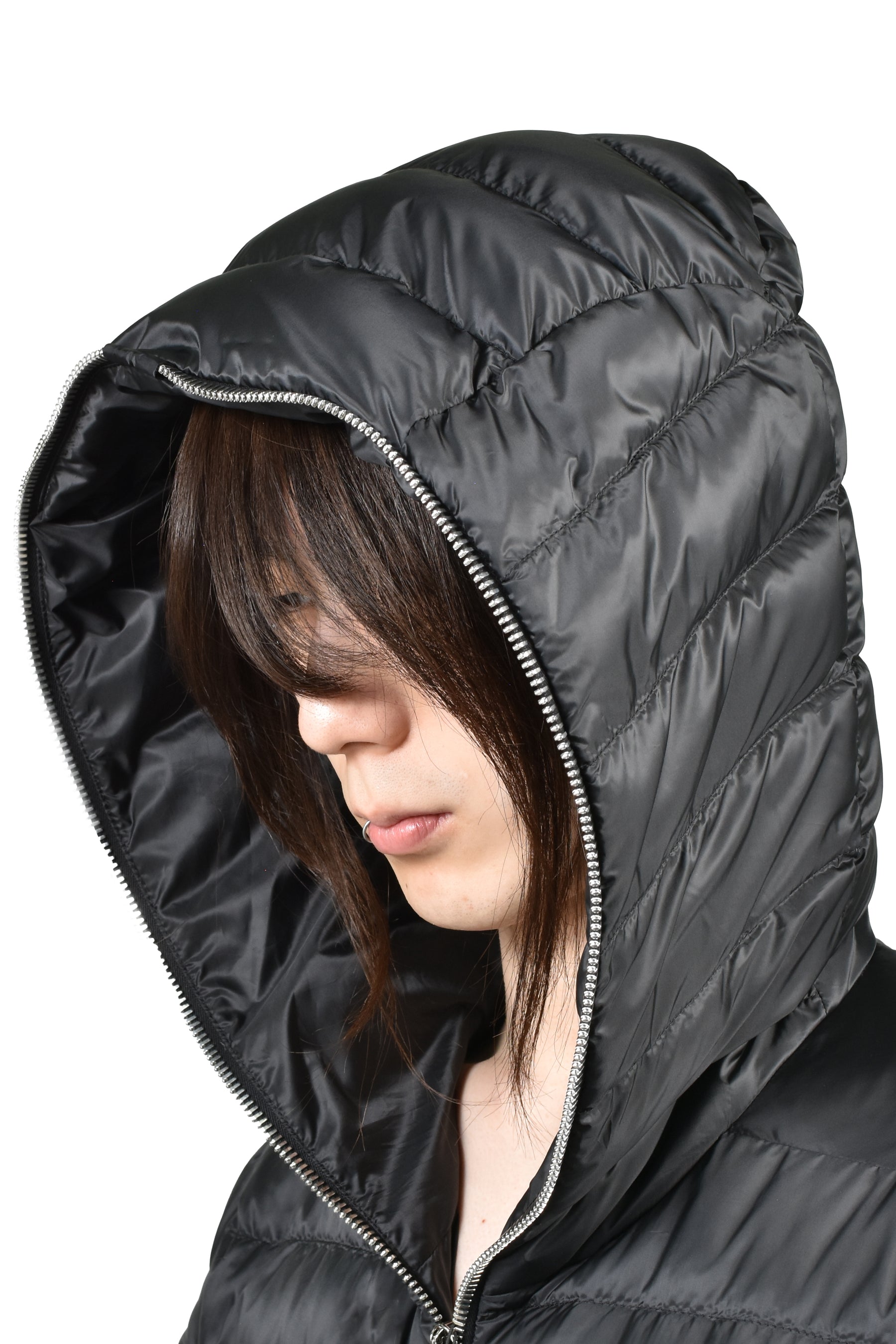 MONCLER + RICK OWENS ZIPLOCK JACKET / BLK